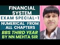 Financial system, Exam special -1,BBS 3rd year