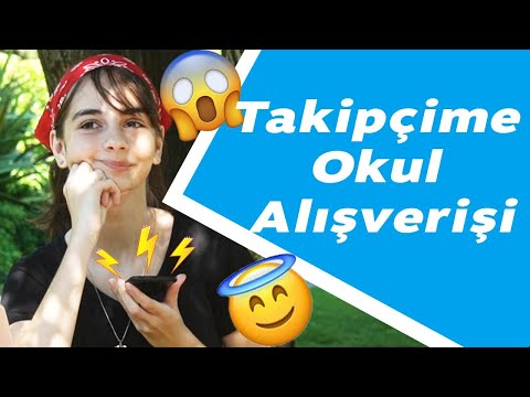 Sizinle Okul Alışverişi Yapmak!😳  - Takipçimle Okula Dönüş Alışverişi