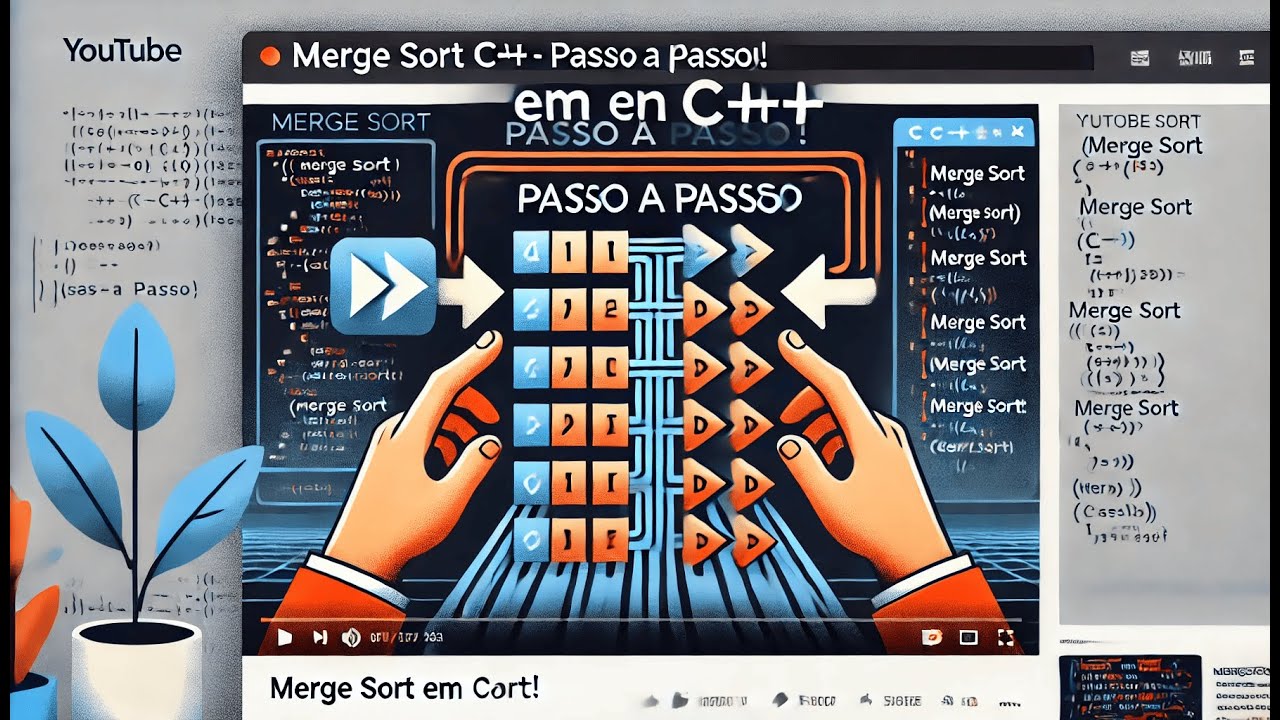 Como Implementar Merge Sort em C++ com Vetores - YouTube