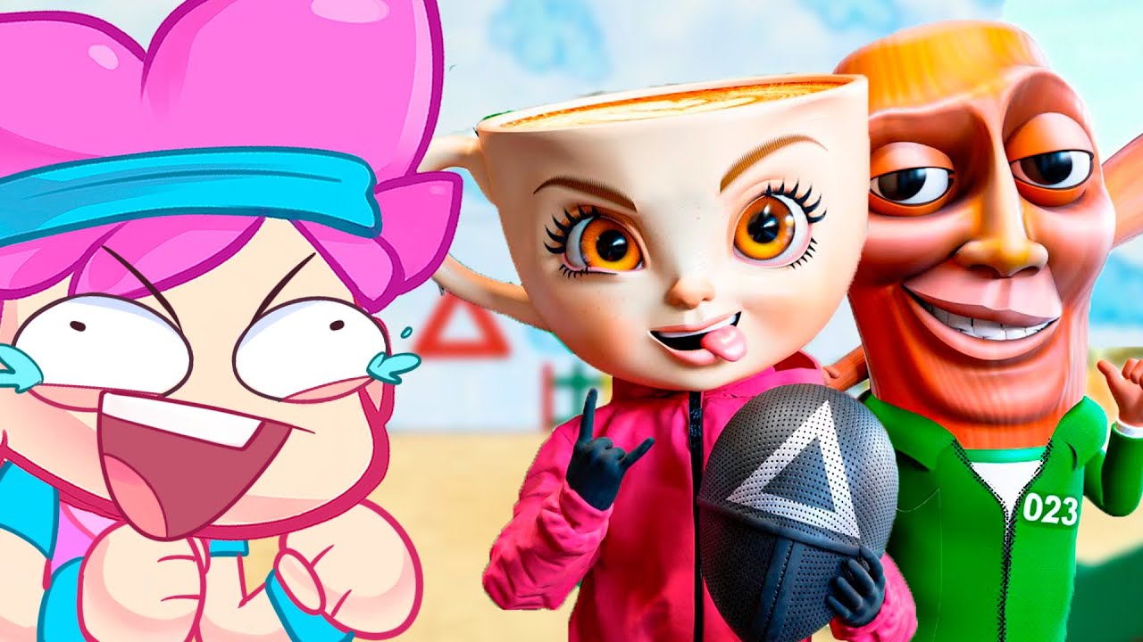 ITALIAN BRAINROT Vs. EL JUEGO DEL CALAMAR! 😂 INVICTOR REACCIONA