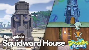 🗿 Minecraft How to build Spongebob Squidward house 🗿