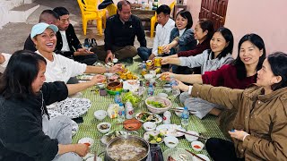 Đi Chợ Kiến Hưng Mua Bắp Bò Về Làm Lẩu Riêu Cua Đồng , Cùng Gia Đình Và Bạn Học Cùng Ăn Uống