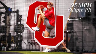 Juco Sophomore Throws Mid-90s In A Bullpen | Brayden McCormick