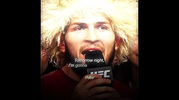 Thumbnail of Tomorrow night, I'm gonna smash your boy guys | Khabib Nurmagomedov
