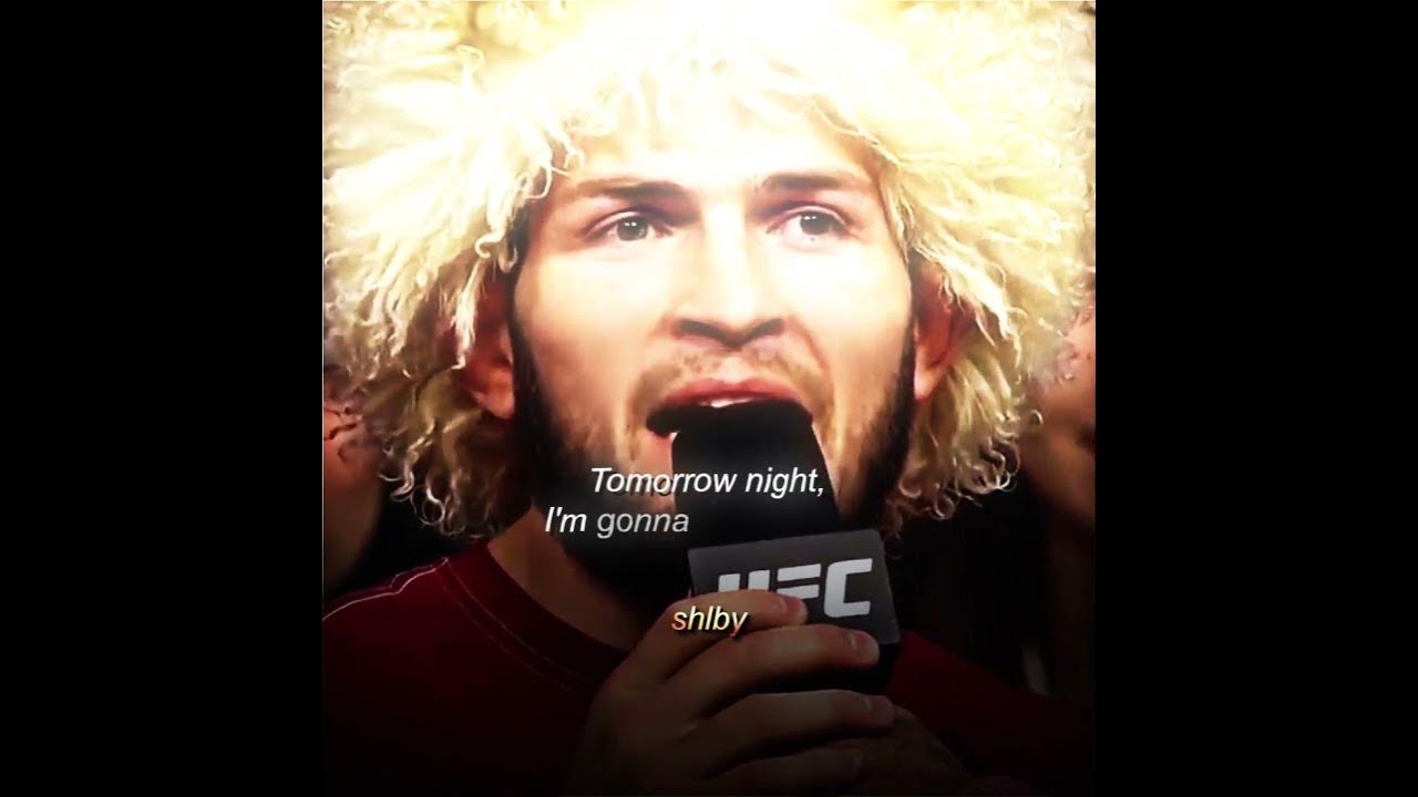 Tomorrow Night I m Gonna Smash Your Boy Guys Khabib Nurmagomedov tomorrow-night-i-m-gonna-smash-your-boy-guys-khabib-nurmagomedov