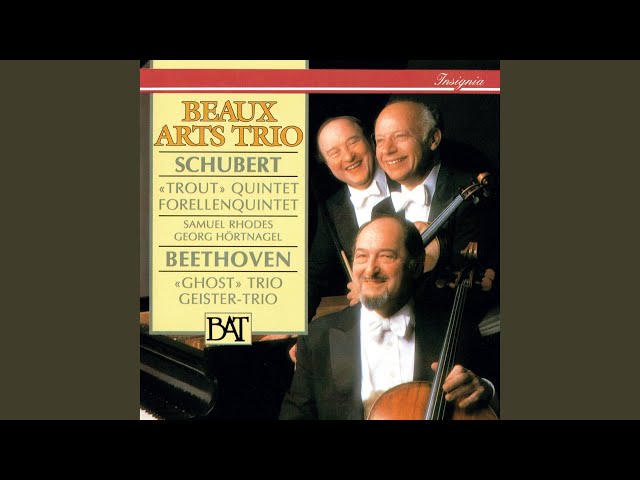 Schubert - Quintette "La Truite" : 4è mvt Thème et var. : Beaux Arts Trio / S.Rhodes / G.Hörtnagel