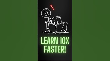 HOW TO LEARN 10X FASTER (IT WORKS) #advice #motivation #selfimprovement