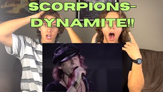 Twins React To Scorpions- Dynamite!!!!