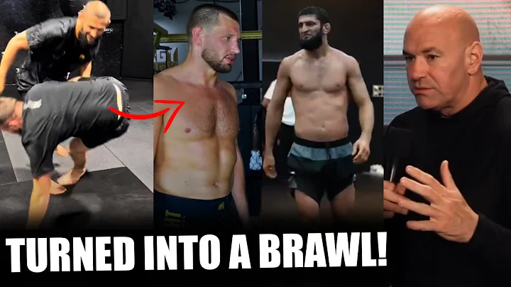 Khamzat Chimaev's Intense Sparring with Reinier de Ridder Turns Into a Brawl! Unseen Footage Exists.