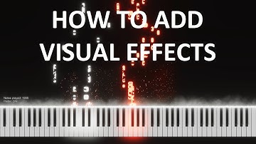 How to make piano videos with visual effects for free (quick tutorial).