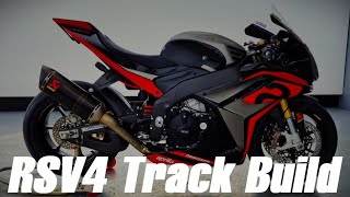 Aprilia RSV4 track bike build. Top Tier Track Weapon