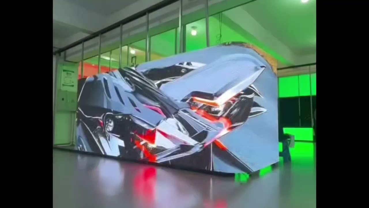 OFA Series round corner front and rear service outdoor advertising LED display