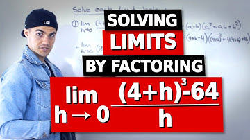 MCV4U (Grade 12 Calculus & Vectors) - Solving Limits by Factoring Example 3
