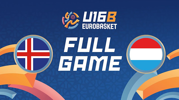 Group Phase | Iceland v Luxembourg | Full Basketball Game | FIBA U16 EuroBasket 2024 Division B