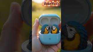 🎧🎧🦜Macaw Parrot Airbuds–The Most Colorful Tech You’ll Ever See! #cute #smartphone #cutepet #usatrend