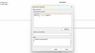 SQL Query to insert record in open office Base in hindi एस क्युएल में रिकॉर्ड कैसे इन्सर्ट करें