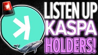 $KAS KASPA🔥 – KASPA HOLDERS NEED TO KNOW THIS [US ELECTION + DAGKNIGHT &amp; MORE]