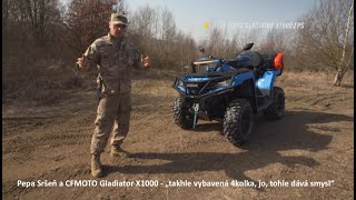 Pepa Sršeň a CFMOTO Gladiator X1000 - test nejprodávanější čtyřkolky ČR a SR v Autosalonu TV Prima