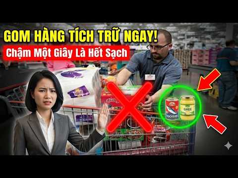 CẢNH BÁO Tích Trữ: 11 Món Đồ CỨU MẠNG Đang Bị Âm Thầm VÉT SẠCH Tại Siêu Thị!
