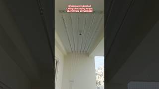 Upgrade to Smart Ceiling Drying Hanger Space save+Fast drying = Perfect Solution! #clothdryingstand