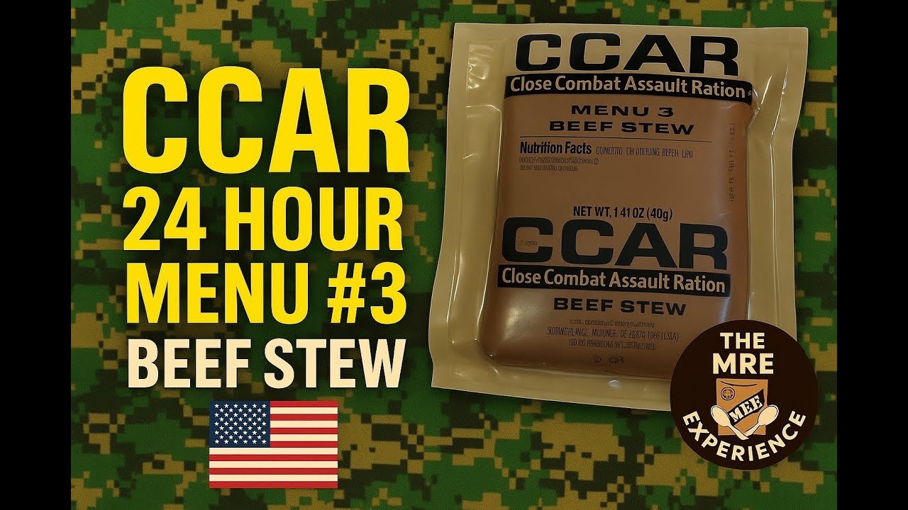 Ccar Ration Menu CCAR #3 Beef Stew - 24hr Ration, FSR Replacement. - YouTube