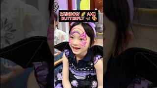 Rainbow And Butterfly Painting 🦋 🌈#shorts