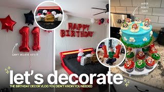 Decorating the house🎂 | Birthday Decor, Amazon Must-Haves & Super Mario Cake ! #decoratewithme