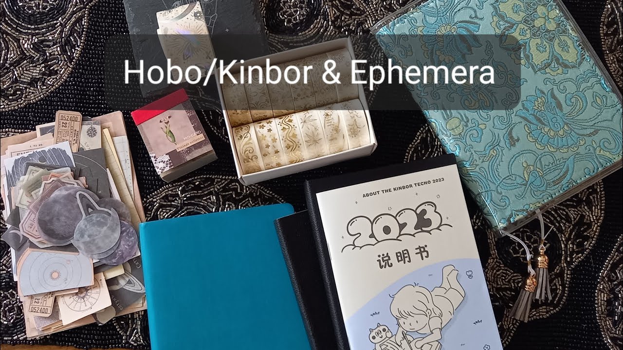 Kinbor A6 vs Hobonichi A6 & ephemera haul for 2022 from Ali Express.