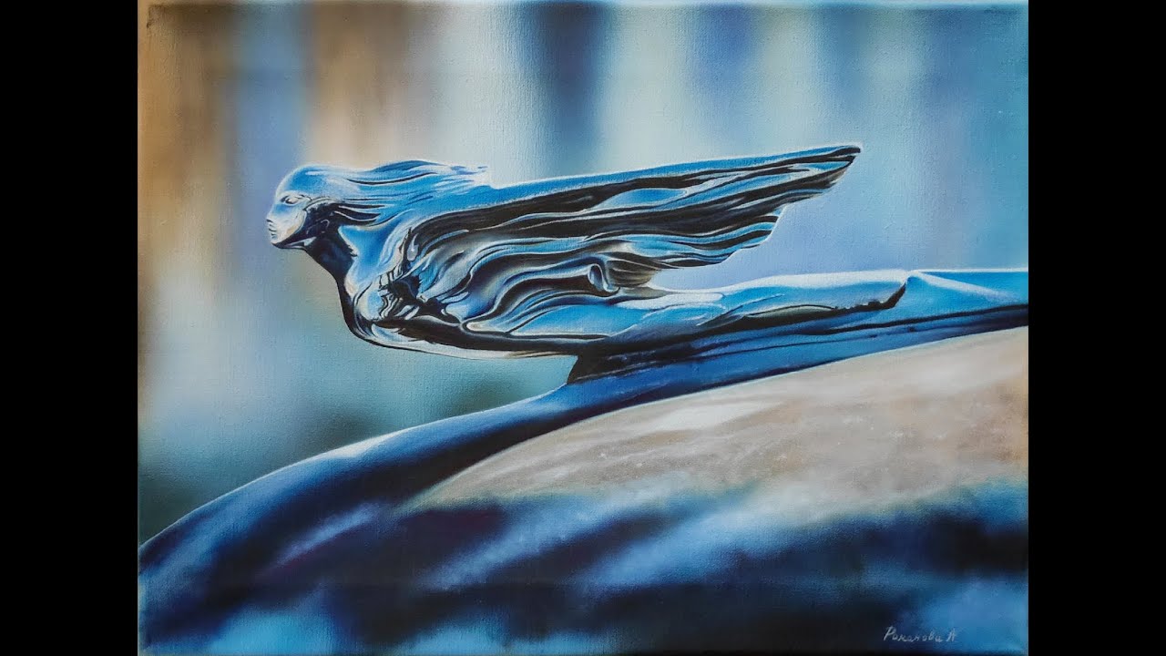 Airbrush process. Whole picture step-by-step. Аэрография. Процесс ...