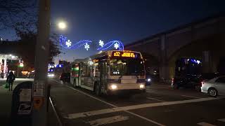 NYC Bus: Jackson Heights bound Orion VII NG HEV 4686 Q32 at 43 St/Queens Blvd