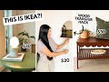 NEW IKEA HACKS FOR MY DREAM BEDROOM! *pinterest inspired DIYs* table lamp + scalloped furniture