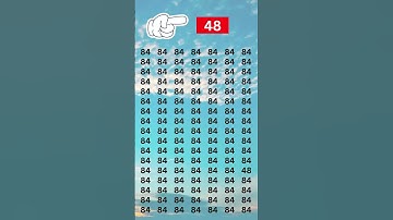 Find “48“ in 5 seconds if you are genius & comment below 😎 #viral #shorts #iqtest #trending