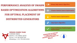 PERFORMANCE ANALYSIS OF SWARM BASED OPTIMIZATION ALGORITHMS FOR OPTIMAL PLACEMENT OF DG