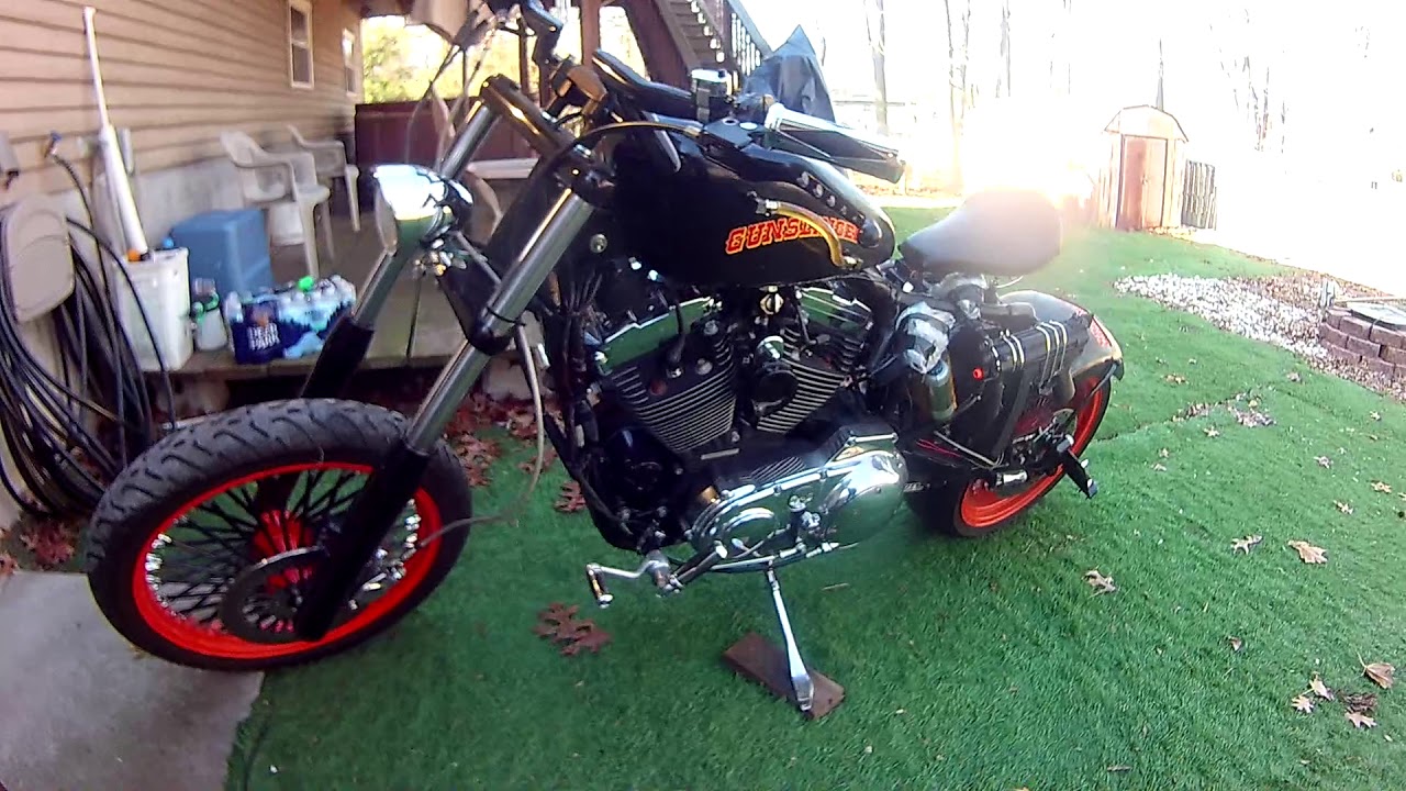 Sportster w 250 rear tire YouTube