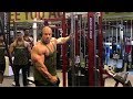 7TIME MR.OLYMPIA PHIL HEATH HITTING  WEIGHTS IN INDIAN GYM