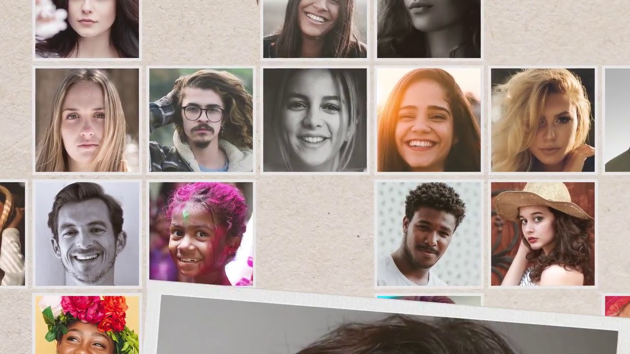 100 Photo Mosaic Slideshow | After Effects Templates - Motion Array ...
