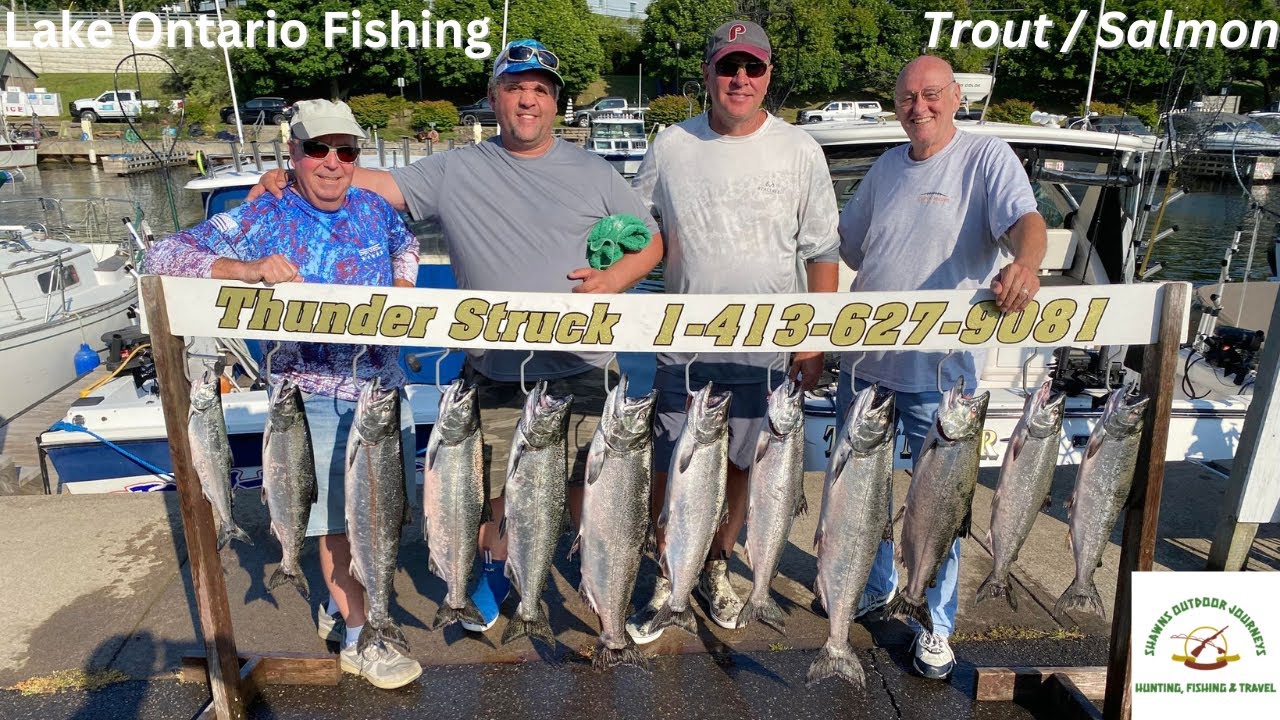 Fishing For Lake Ontario Trout & Salmon YouTube
