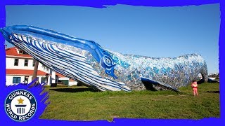 Largest Recycled Plastic Sculpture (Supported) - Guinness World Records