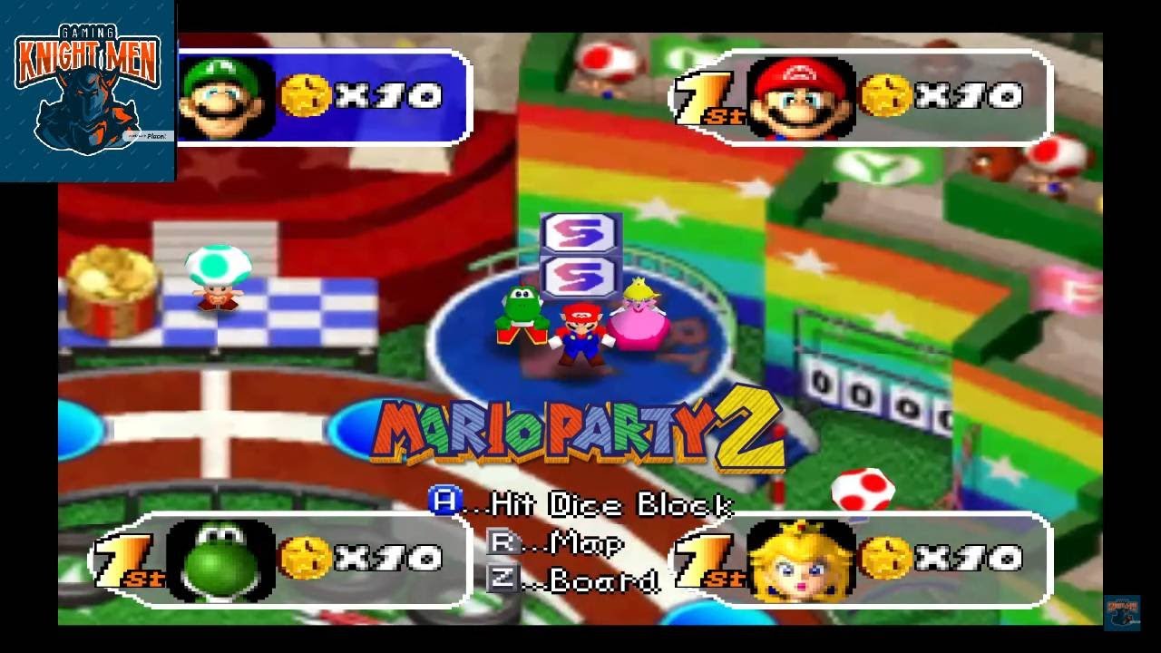 mario party 2 (bonus map Mini-Game Trial)