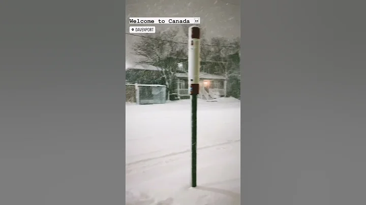 Scary snowy night 👻 #views #viral #youtube #youtubeshorts #life #canada #snow#vlog#tiktok