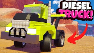 I Built a BIG DIESEL TRUCK to Crash Cars in the NEW Lego 2K Drive!