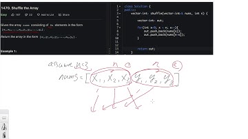 LeetCode 1470. Shuffle the Array