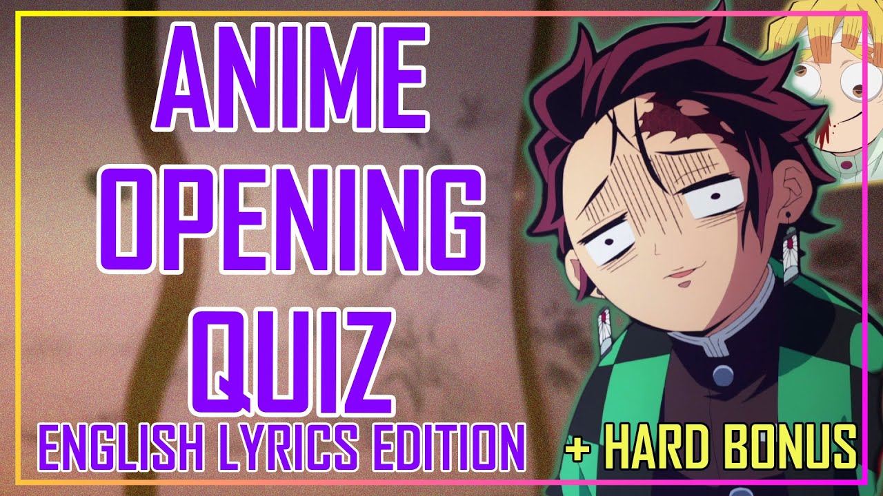 GUESS THE ANIME OPENING 🔊🔥 (Level: EASY ➜ HARD) ANIME OPENING QUIZ 🎶 