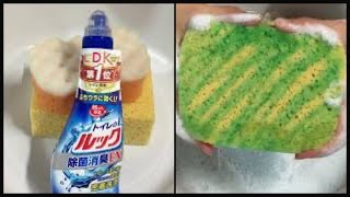 【ASMR】sponge squeeze w/ Toilet cleaner