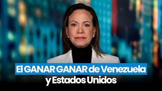 María Corina en CNN afirma el beneficio compartido de recuperar la democracia en Venezuela 🇻🇪 🇺🇸