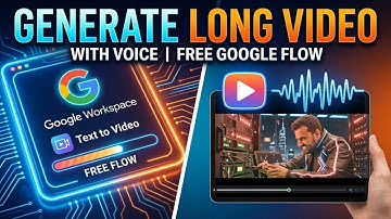 How to Make Long Videos with Voice | Google Flow + Veo 3 | Free