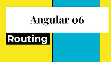 Angular #6 - Routing