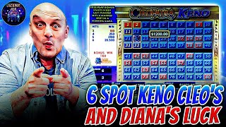 6 Spot Keno Cleo's and Diana's Luck