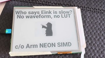 Fast Eink solution