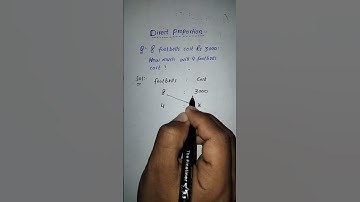 Direct Proportion Trick #direct_proportion